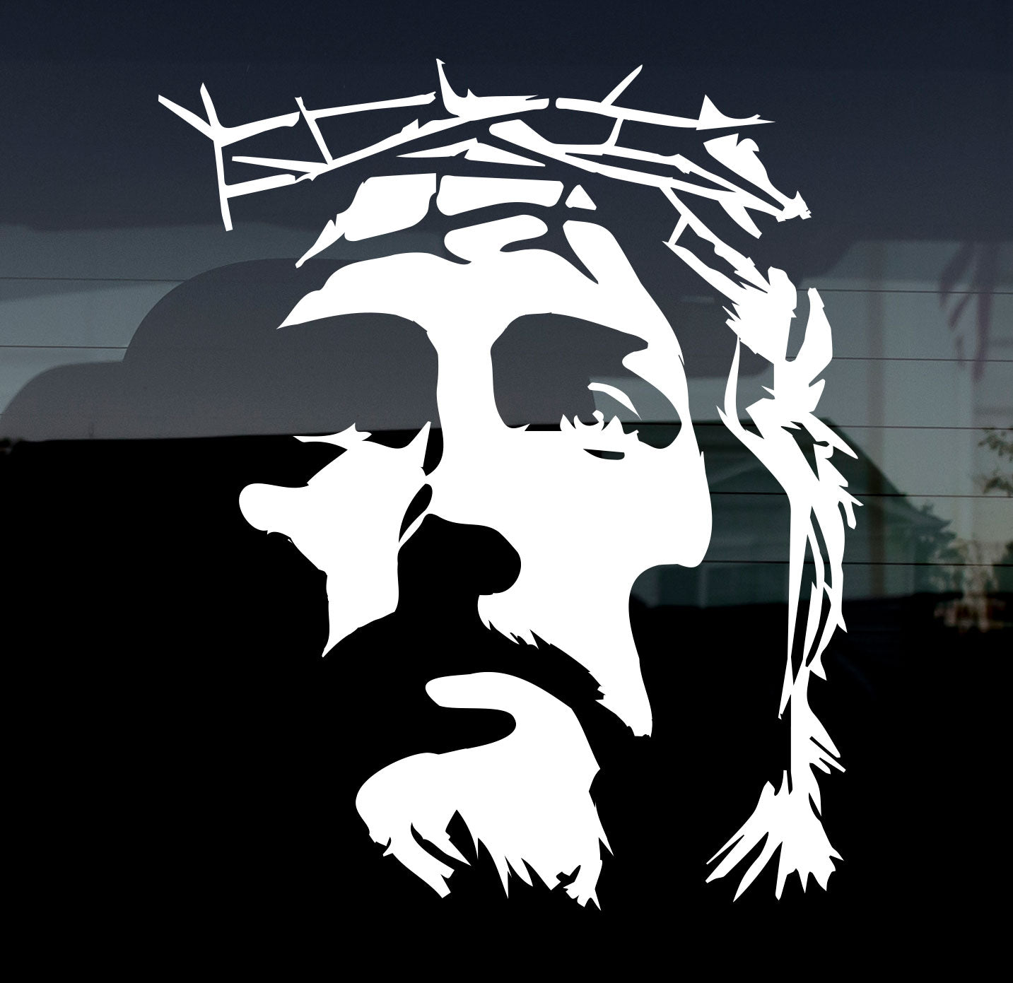 Jesus Christ Christian Vinyl Decal (5"x6")