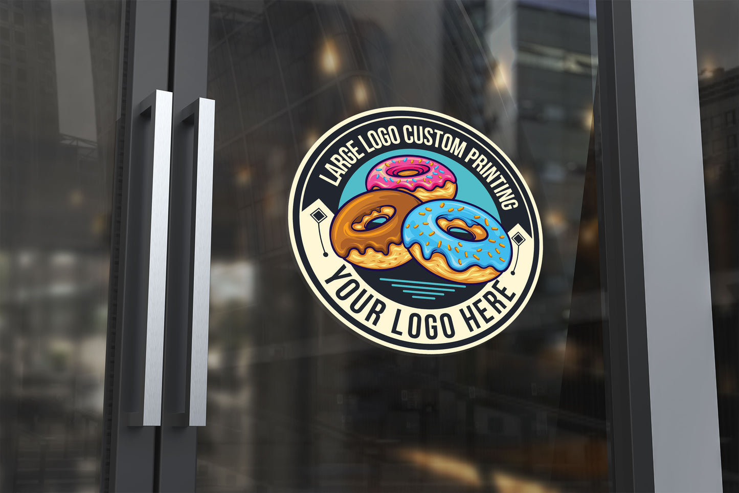 Large Custom Business Logo Decal
