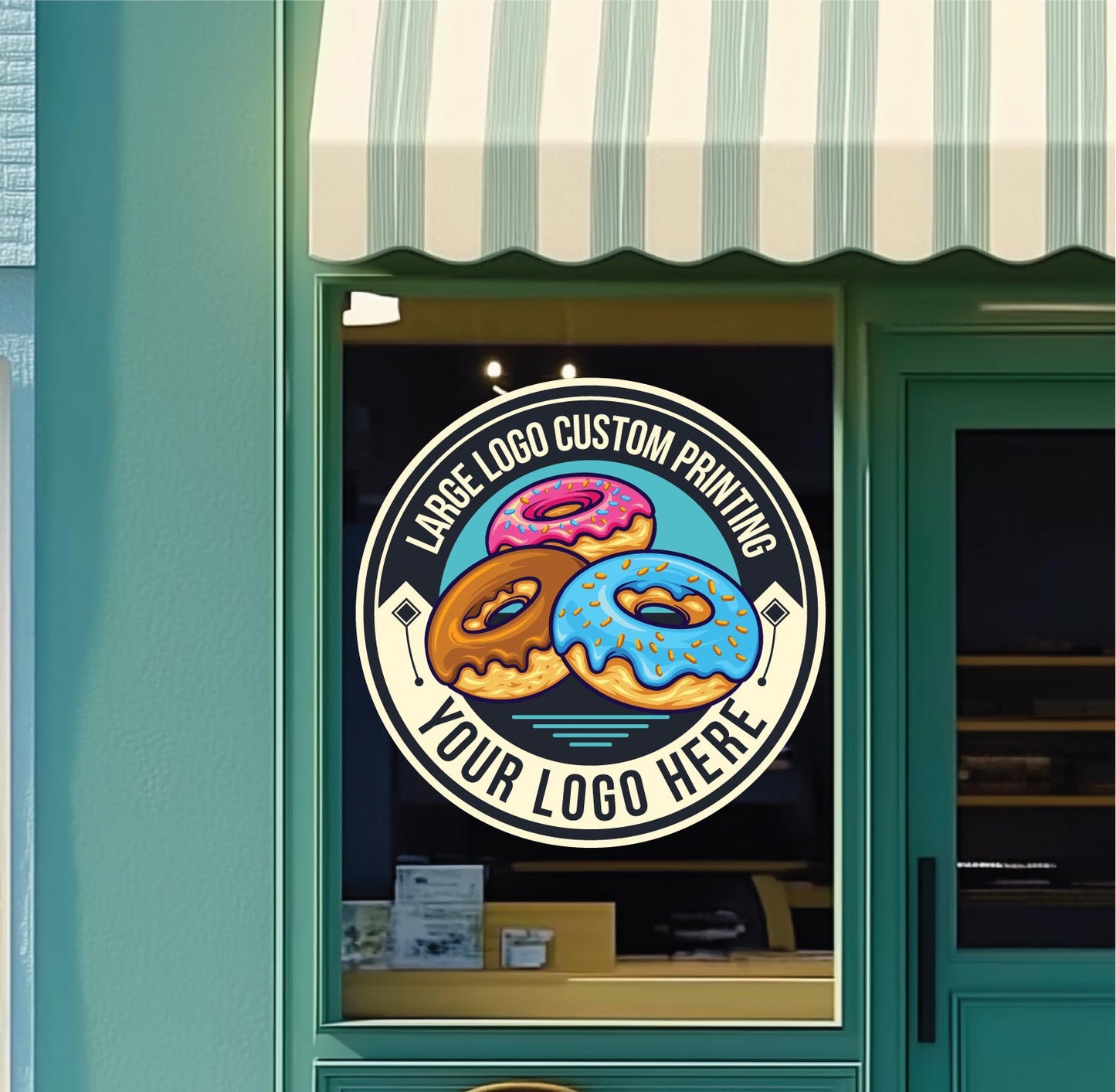 Large Custom Business Logo Decal