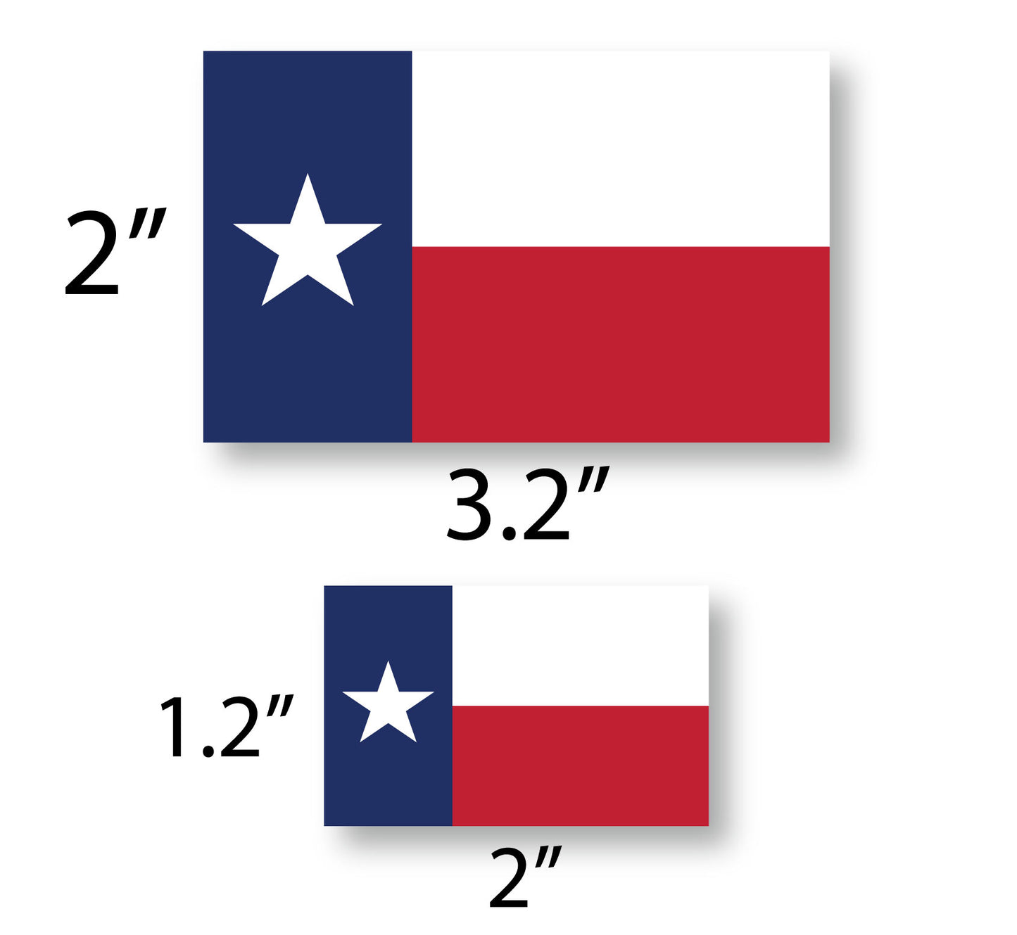 Texas Flag 4 Pack (Medium & Small)