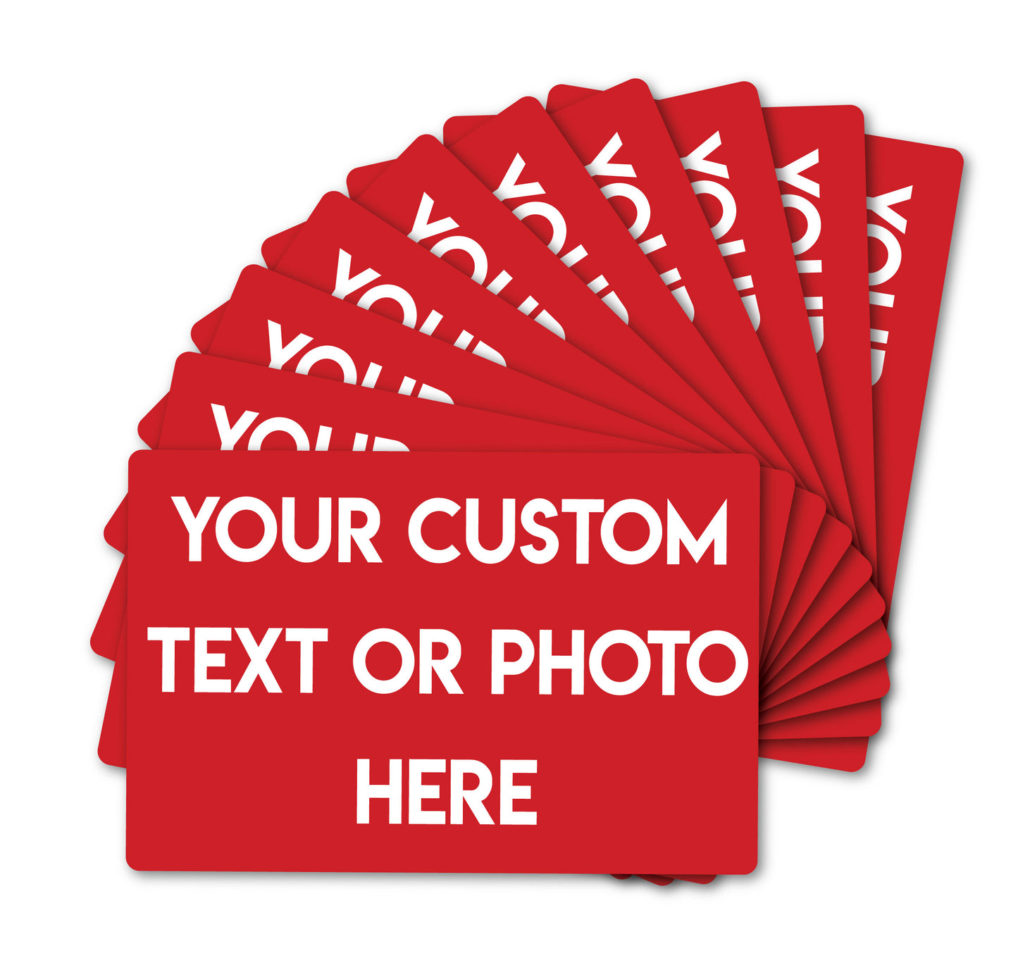 Custom Rectangle Bumper Sticker Decal 4"x6"