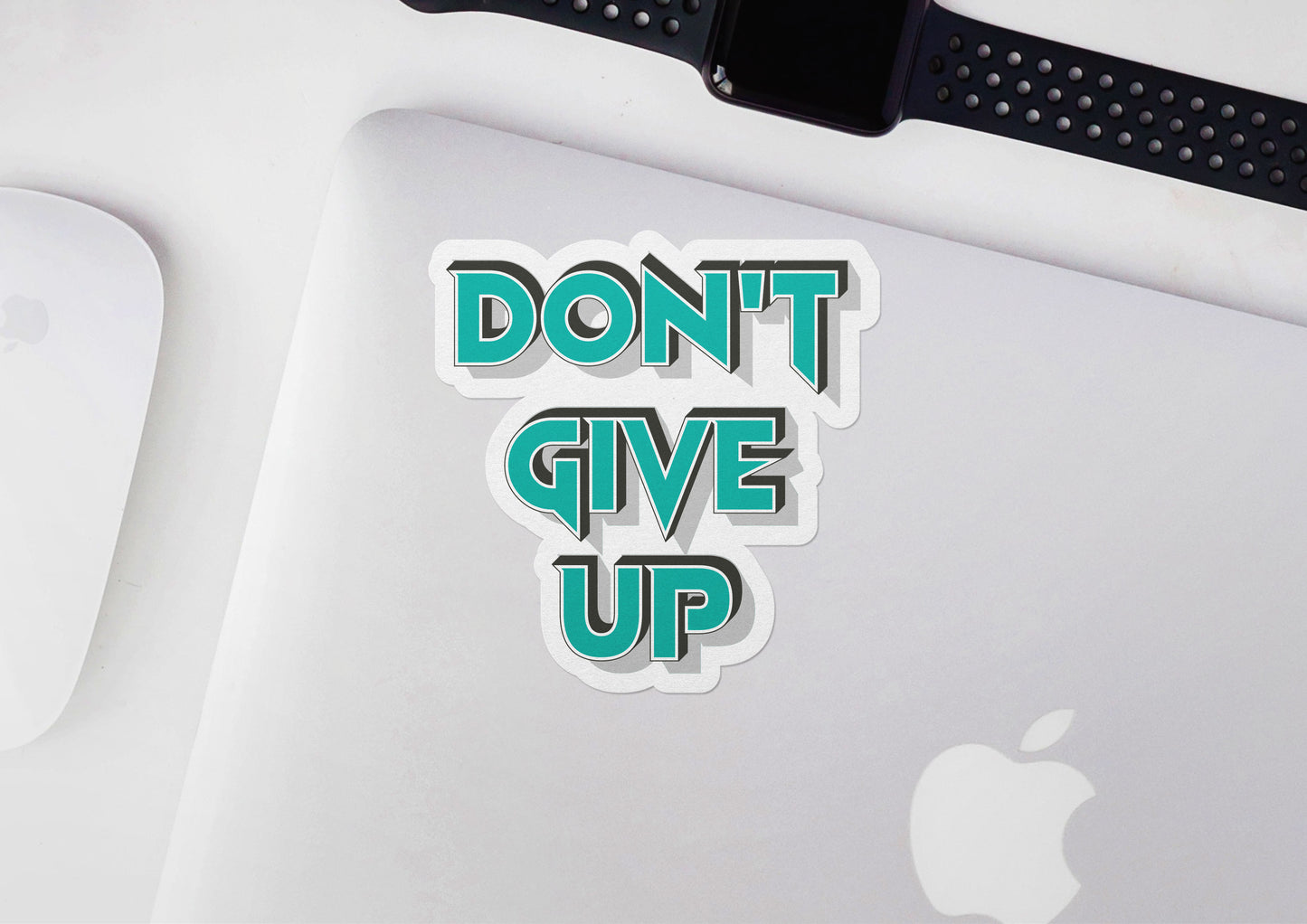 Don't Give Up Decal (2 Pack) (3"x3")