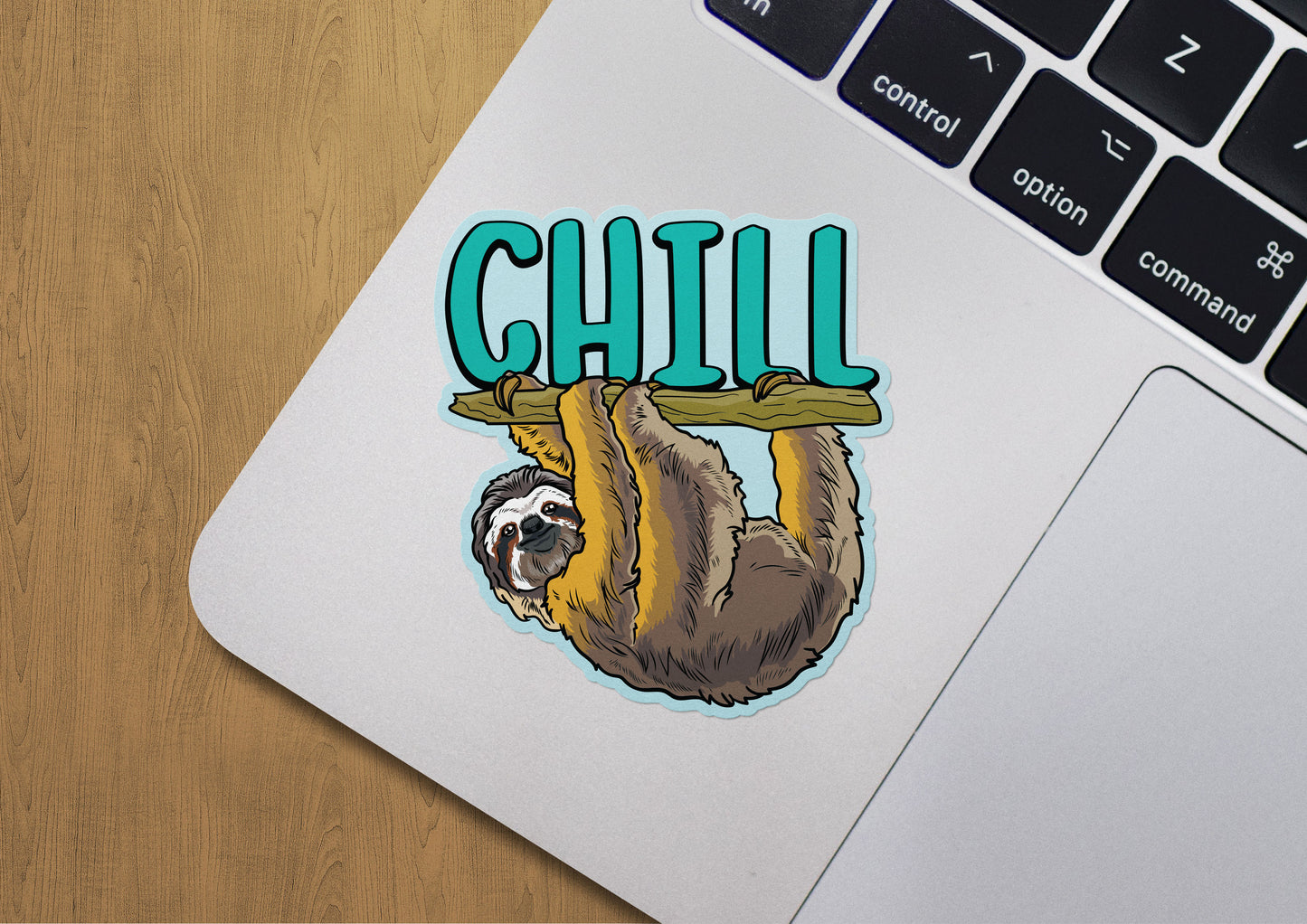 Sloth Chill Decals (2 Pack) (5" and 3")