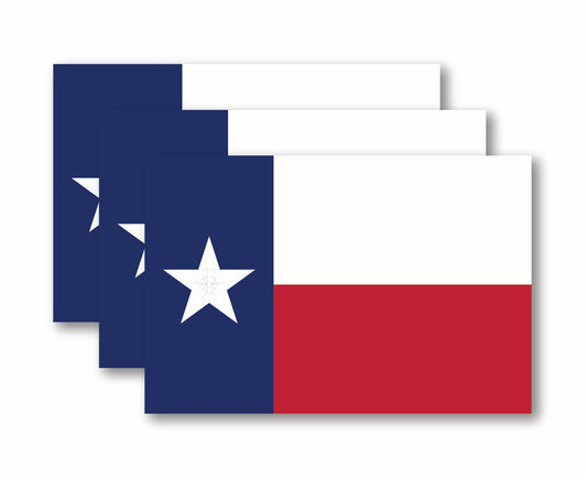 Texas Flag 3 Pack 3"x5"