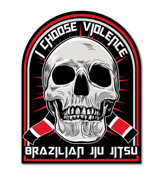 BJJ I Choose Violence (2 Pack) (5" and 3")