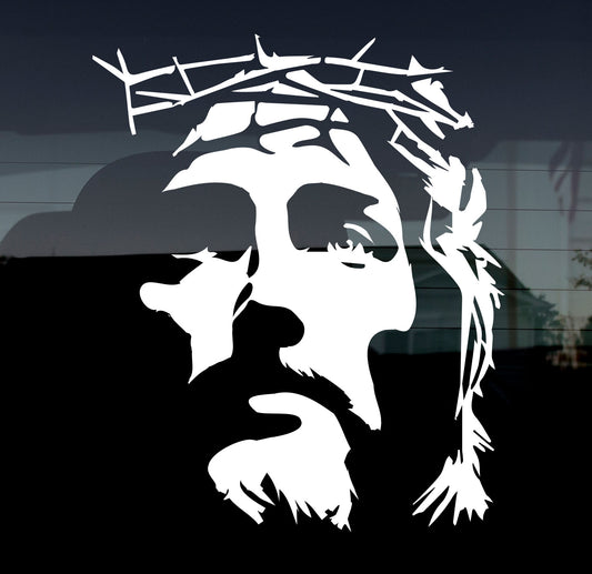 Jesus Christ Christian Vinyl Decal (5"x6")