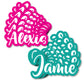 Custom Name Stickers for Water Bottles - Waterproof Vinyl Personalized Labels for Labeling Tumblers, Laptops, Cars, Helmets, Cups, and Daycare Items (6 Stickers)