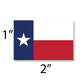 Texas Flag 8 Pack (Small 1"x2")