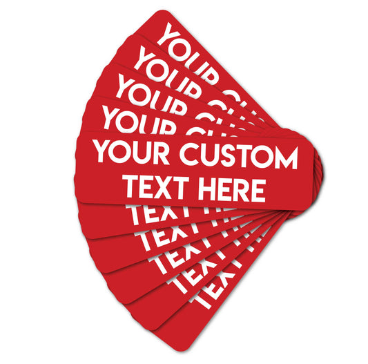 Custom Long Bumper Sticker Decal 3"x10"