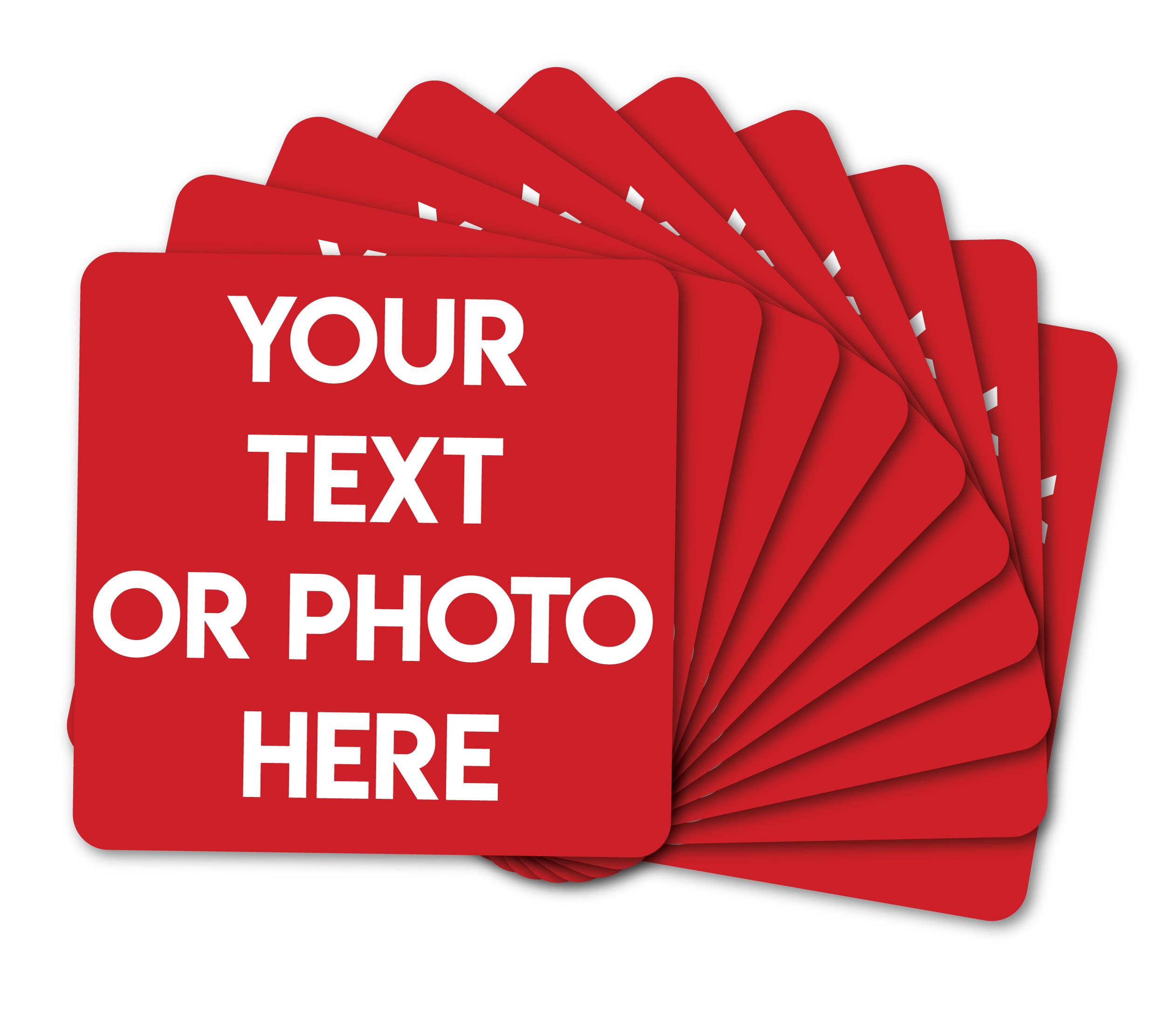 Custom Square Bumper Sticker Decal 4"x4" Eggleston Design Co.