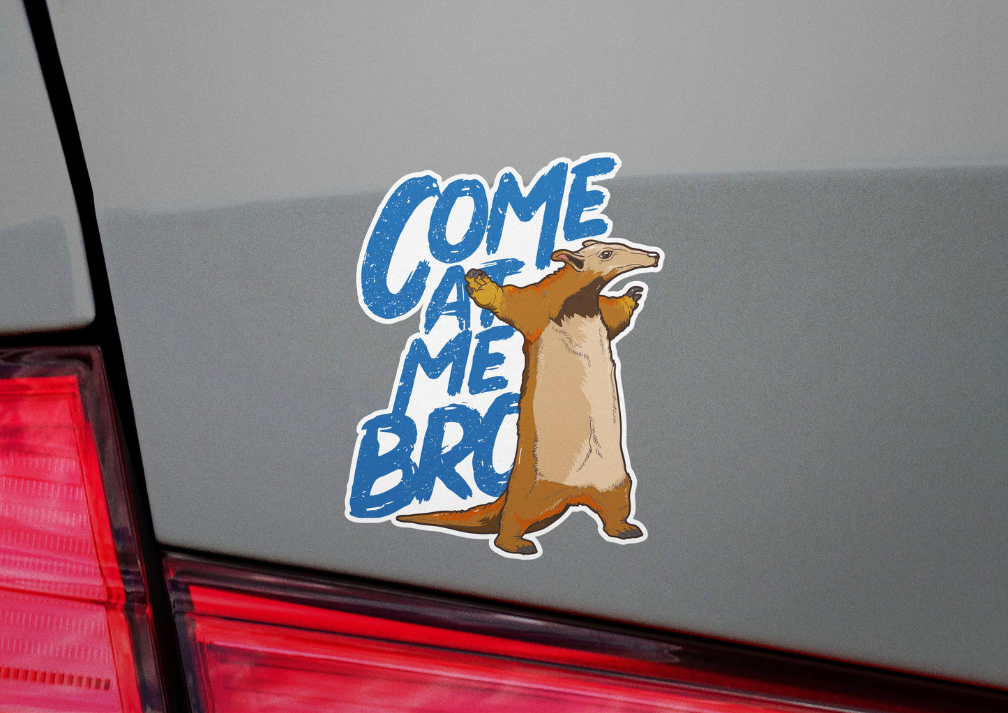 "Come at Me Bro!" Anteater Decals (2 Pack) (5" and 3")