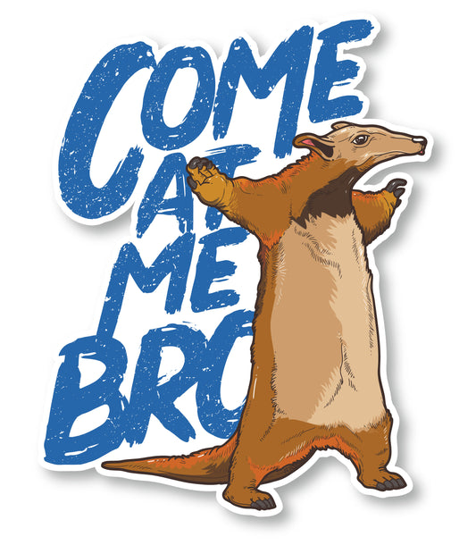 "Come at Me Bro!" Anteater Decals (2 Pack) (5" and 3")