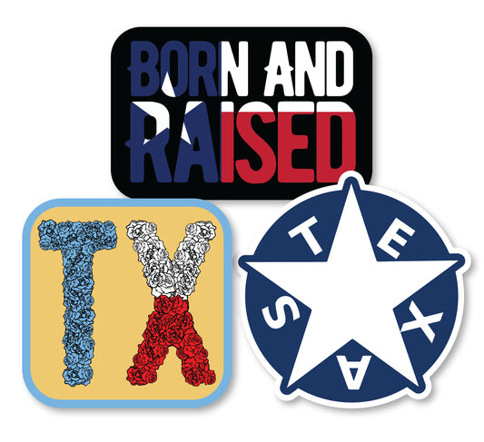 Texas Decal Bundle 2 (3 Pack)