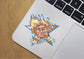 Big Tex on Fire State Fair of Texas Decal (2 Pack) (5" and 3")