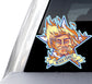 Big Tex on Fire State Fair of Texas Decal (2 Pack) (5" and 3")