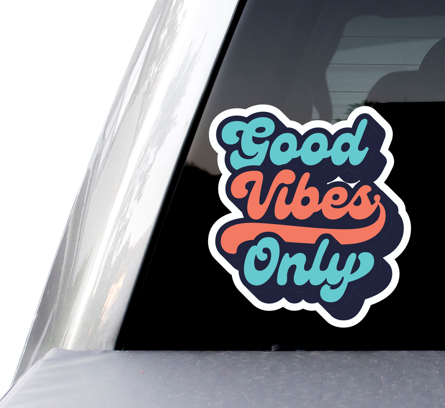 Good Vibes Only Decals (2 Pack) (5" and 3")
