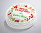 Custom Name Christmas Circle Sticker (25 Pack)