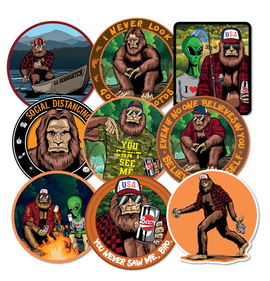 Bigfoot Beer Decal Ultimate Bundle (9 Pack)