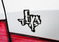 Texas Est. 1845 Decals (2 Pack) (5" and 3")